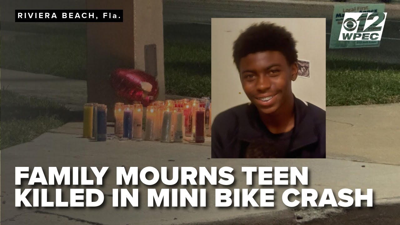 Family mourns teen killed in Riviera Beach mini bike crash, police urge safety