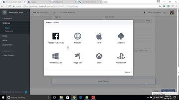 facebook login developer console demonuts