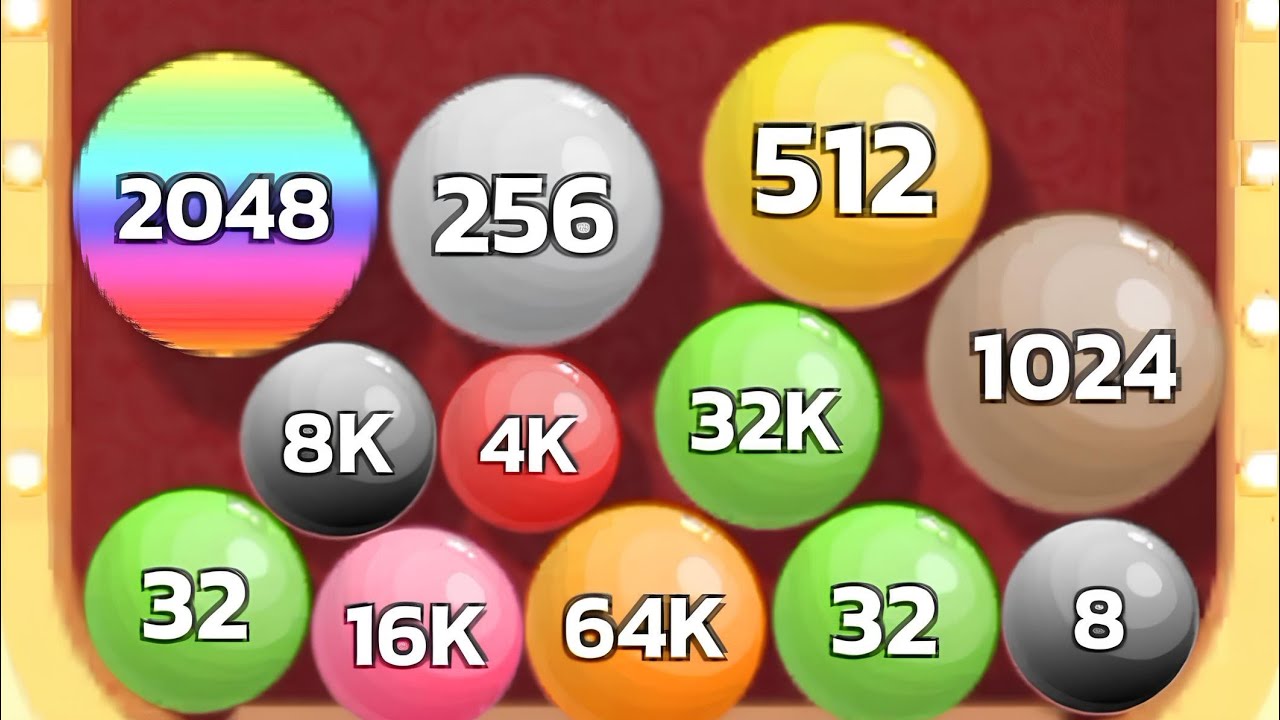 Merge Drop Number Balls ♾️ Satisfying ASMR Gameplay Walkthrough Android iOS