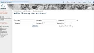 change students password