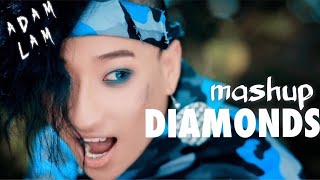 MASHUP DIAMONDS - BORN TO DIE - ALEJANDRO by ADAM LAM | REUP OFFICIAL