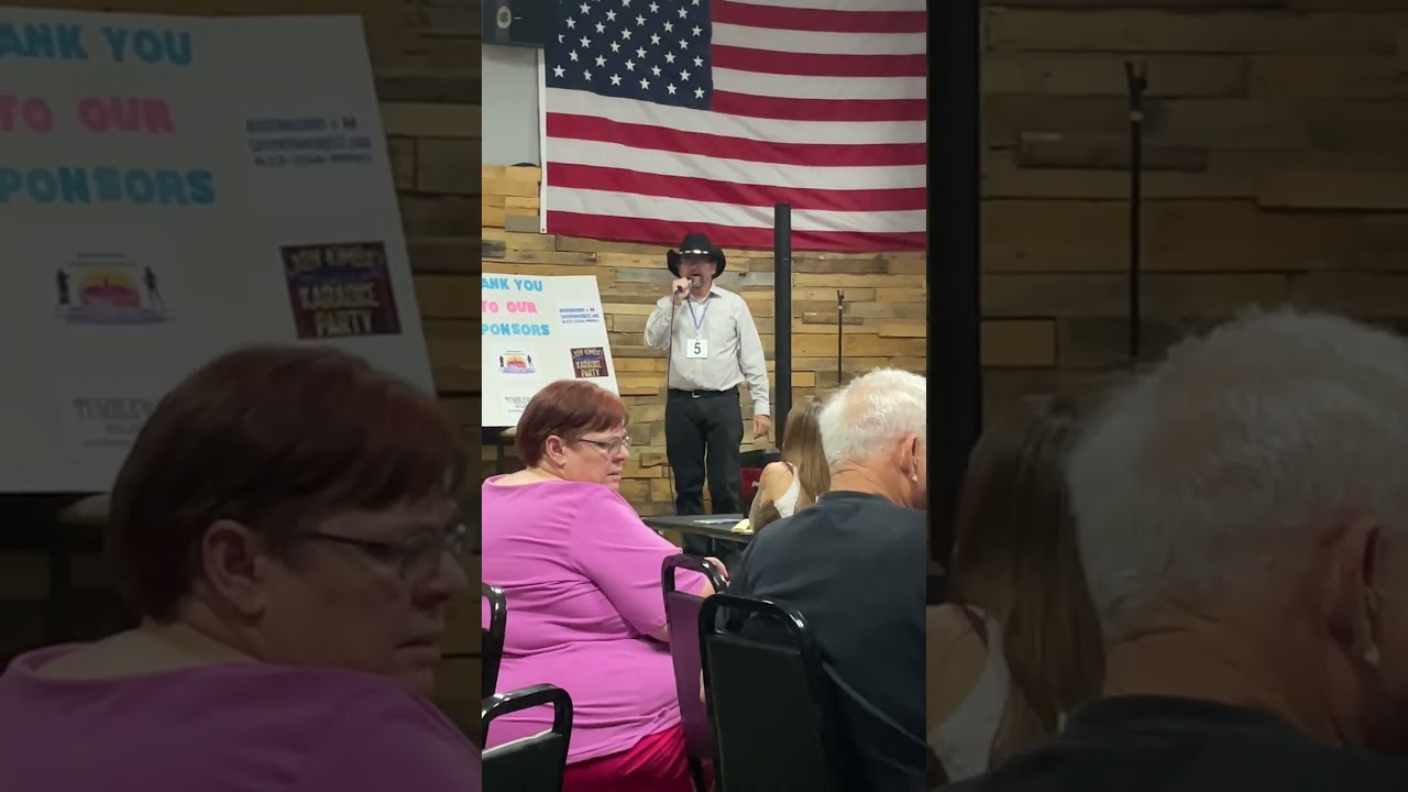 Barry Moore 1st Karaoke Competition at Tumbleweed youtube video