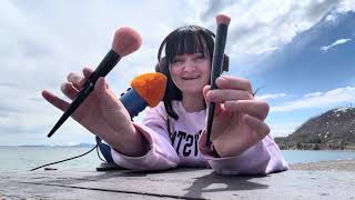ASMR | Mic Brushing in Yellowstone (Reupload) 