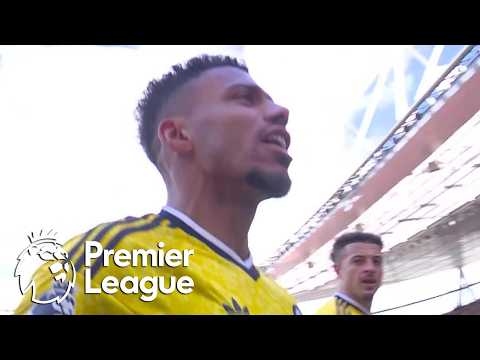 James Justin smashes Leeds in front of Arsenal | Premier League | NBC Sports