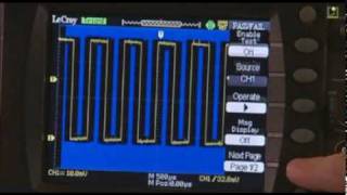 WaveAce - Utilisation du test de masque Pass/Fail