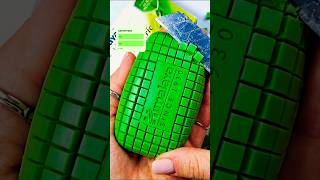 SOAP CUBES 💚🙀 MOST DRY SOAP CUTTING ASMR #asmr #soap #soapcutting #drysoap #satisfying #shorts