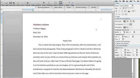 MLA Format: Last Name & Page Number Header