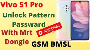 Vivo S1 Pro Unlock Pattern Pin Passward With Mrt Dongle Just 1 Click