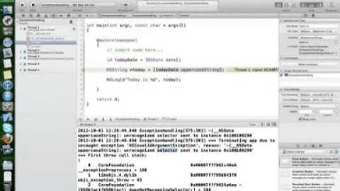 Exception handling in Objective-C
