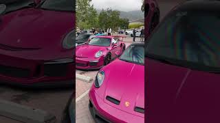 BEST COLOR? great lineup of Porsches including three in rubystone. Net Worth