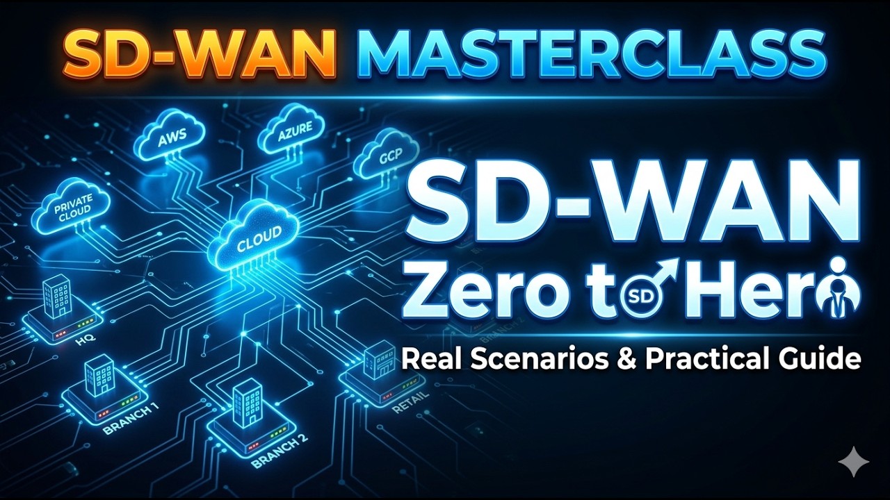 SD-WAN Explained | Complete Practical Guide for Network Engineers - YouTube
