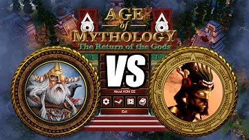 Age of Mythology Return of the Gods | Skirmish | 1v1 | Islands | No Commentary