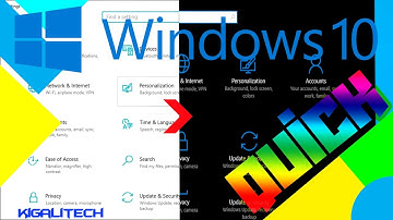 How To Change Windows 10 Light theme To Dark themes (Working way 100%)-Rwandan Tutorial