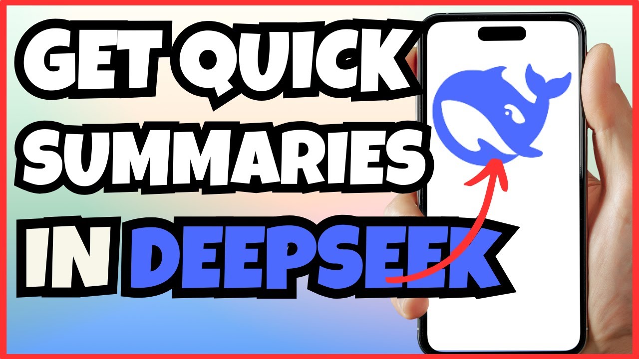 How to Get Quick Summaries in DeepSeek | Easy Guide for 2025 - YouTube