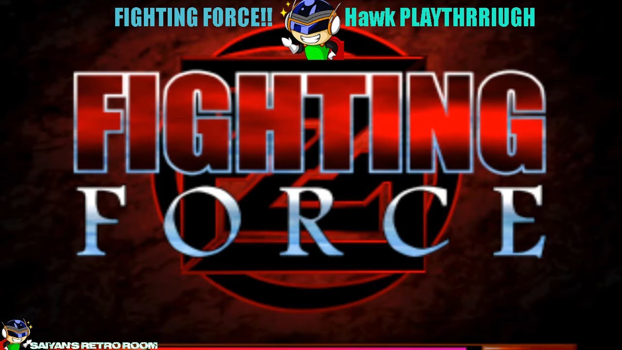 PS1 Fighting Force Hawk Playthrough 60FPS (Duckstation)