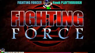 PS1 Fighting Force Hawk Playthrough 60FPS (Duckstation)