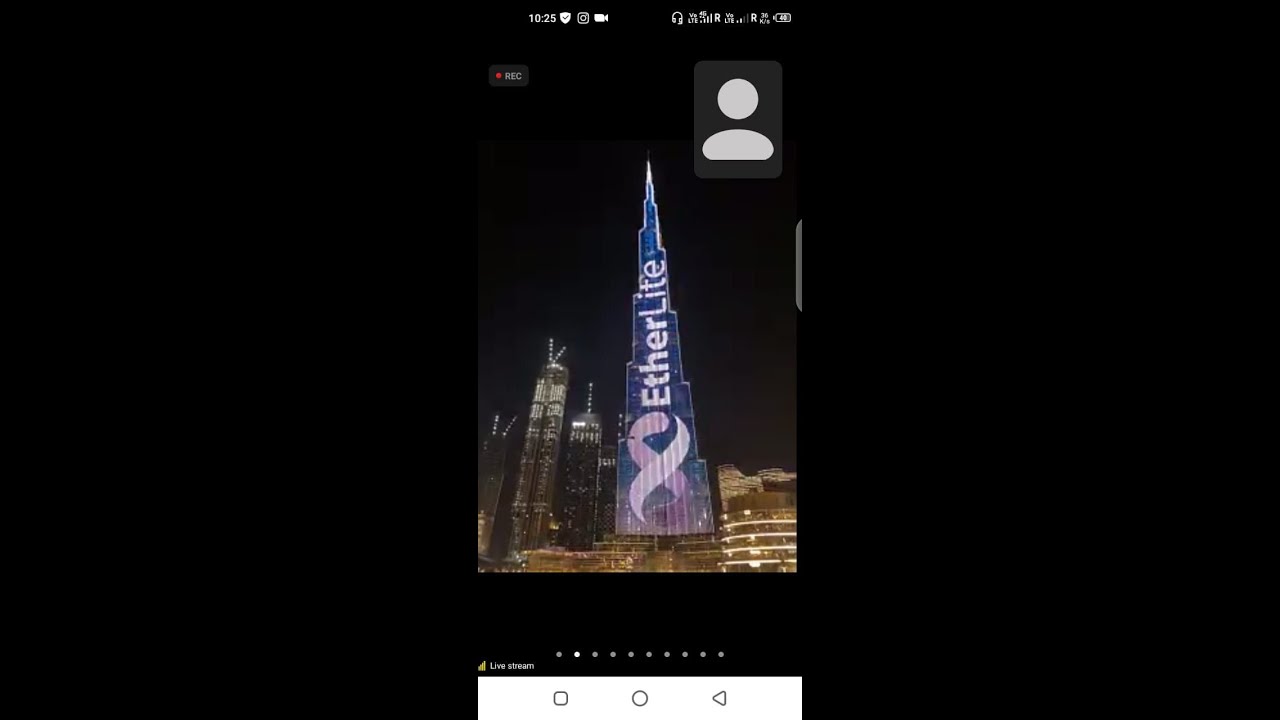 Our own etherlite new crypto currency has been launched  and also lightened up on Burj Khalifa