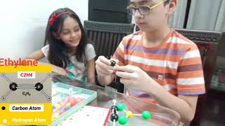 Ball & Stick Model of Some Molecules