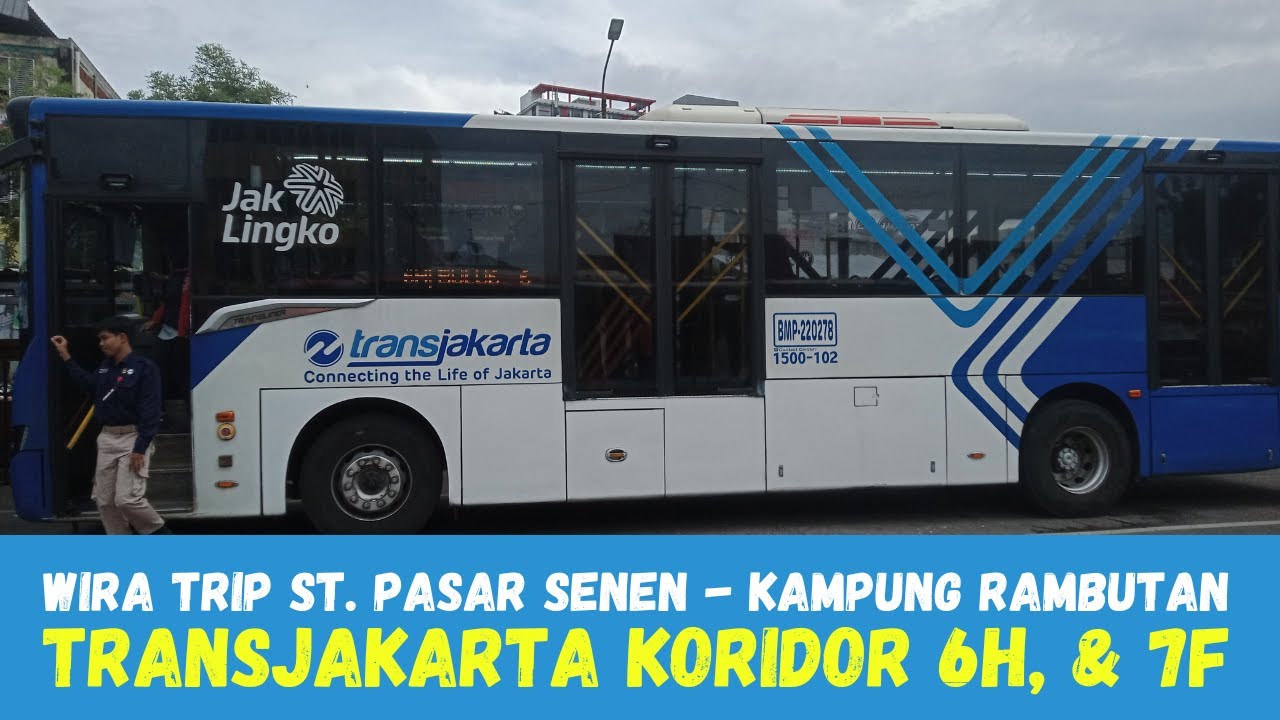 TIPS Terpraktis ke Terminal Kampung Rambutan dari St. Pasar Senen || TransJakarta Koridor 6H - 7F