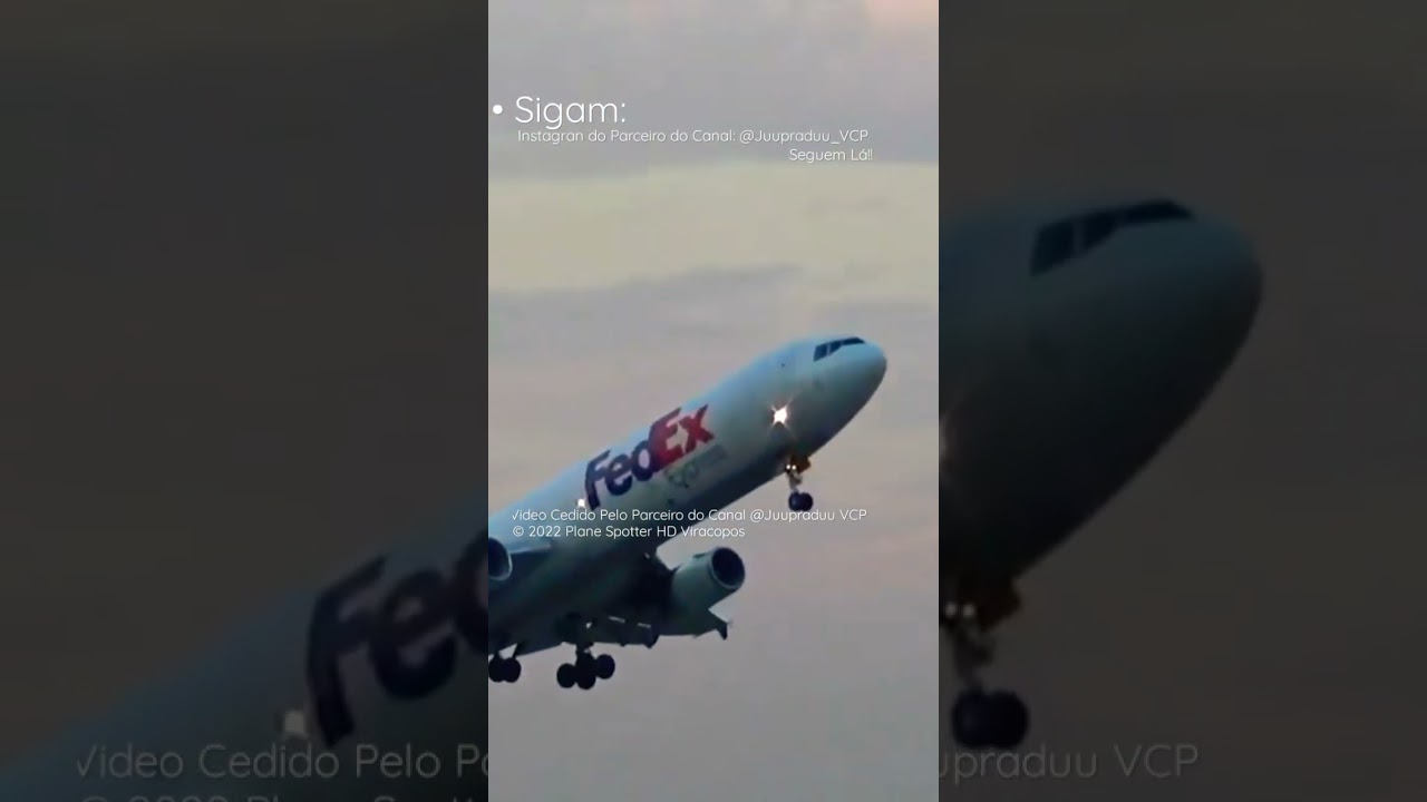 DECOLAGEM SURREAL!!! DO MD-11F DA FEDEX NO AEROPORTO DE VIRACOPOS (VCP) •Filmagem: 