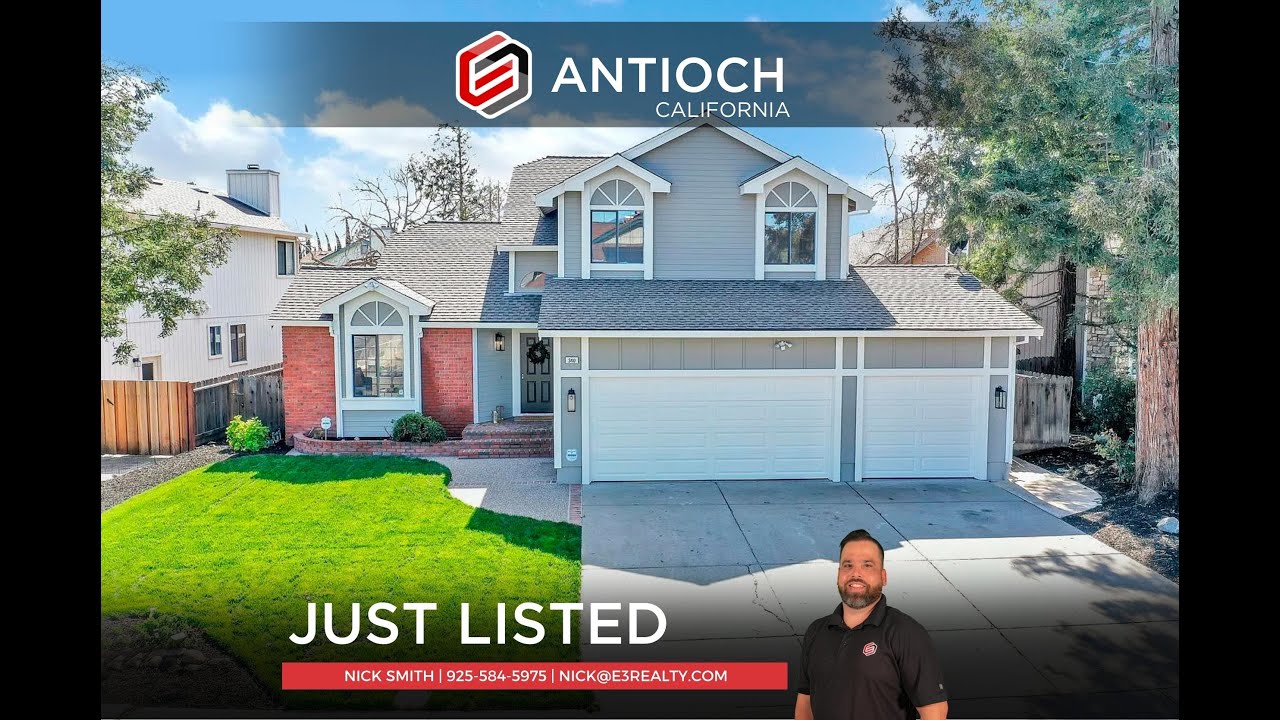 340 Redrock Drive, Antioch E3 Realty Just Listed Nick Smith YouTube