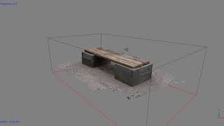 Photogrammetry bench at Vobster Quay