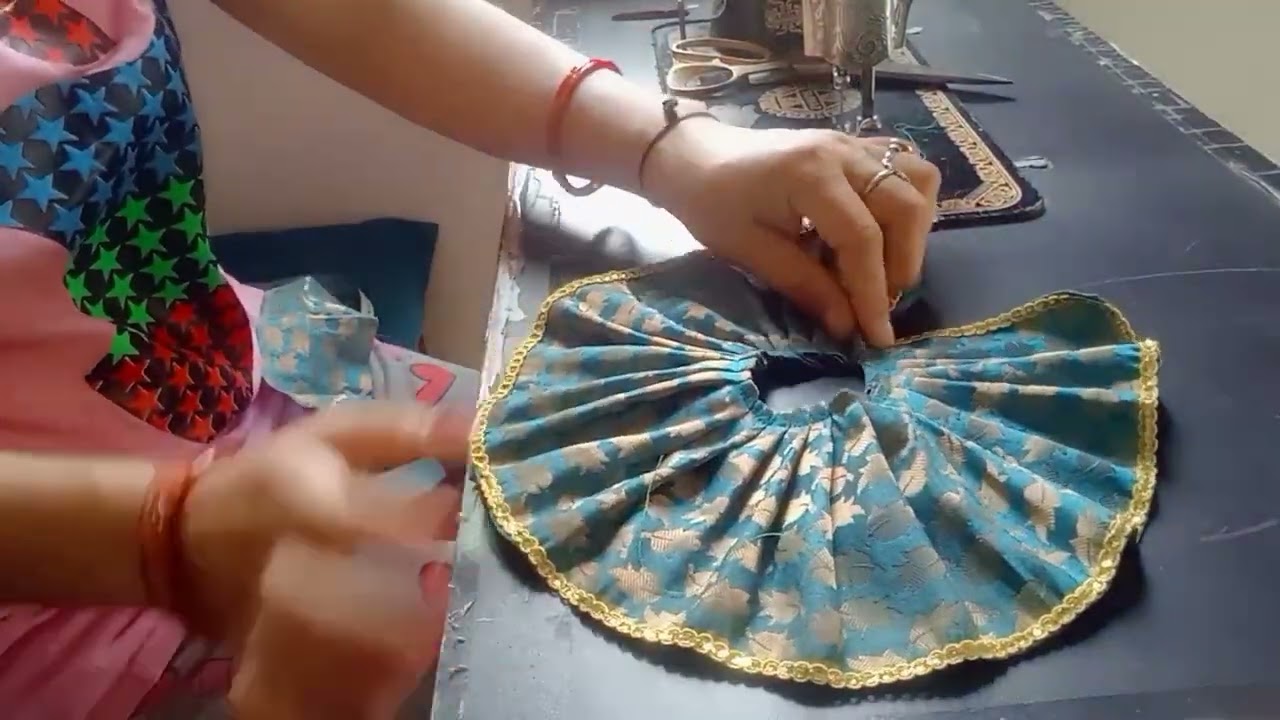 लड्डू गोपाल की पोशाक# एक मिनट में बनाना सीखें