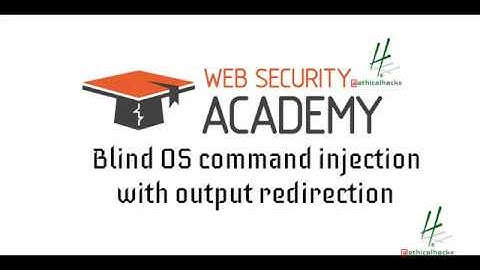 Blind OS command injection with output redirection - PortSwigger Web Security Academy