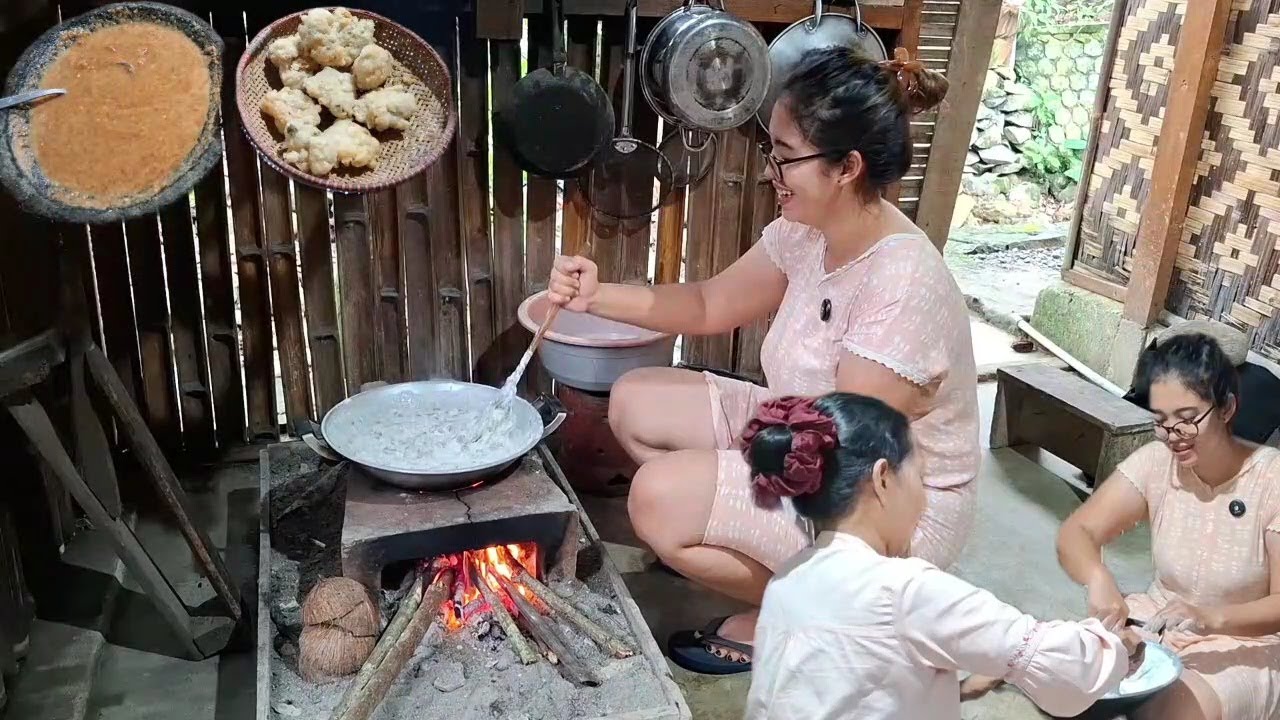 Bikin Gak Bisa Berhenti Makan, Pagi Pagi Bikin Cemilan Cireng Sambal Kacang Pedas Asam Manis