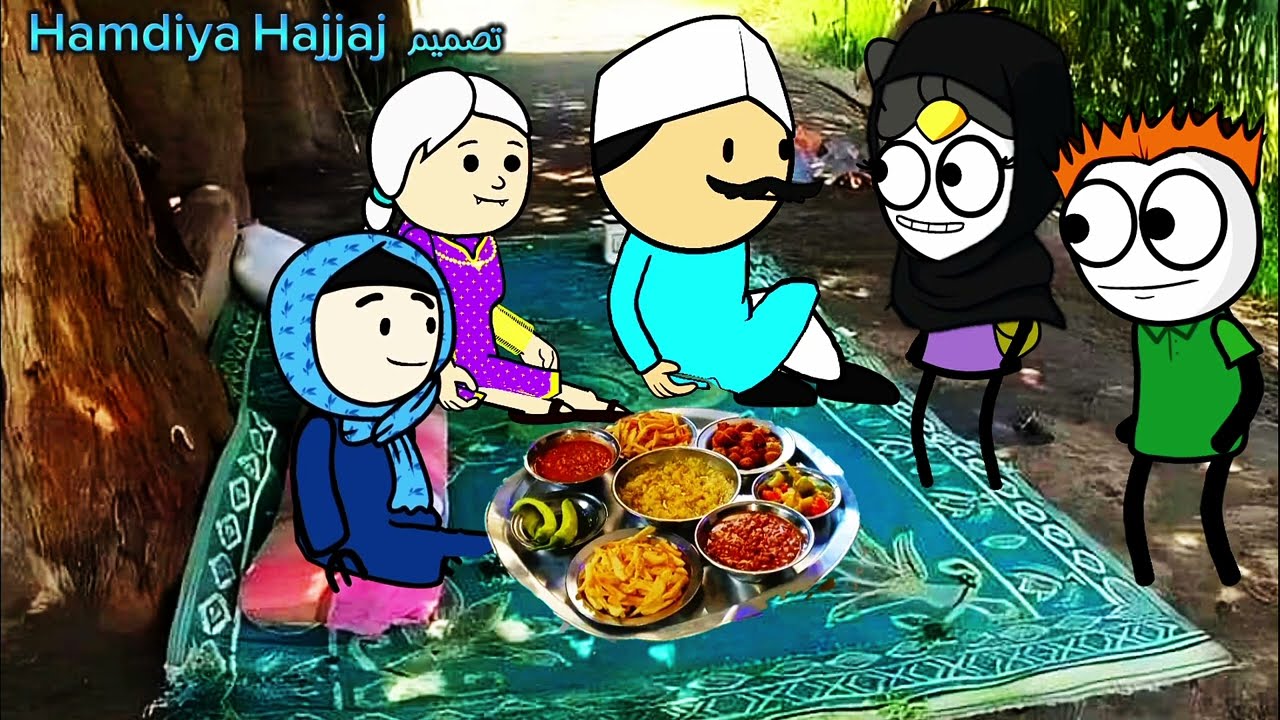 مسلسل: الزواج فى الصعيد: حلقات مجمعا: الجزء السابع: تصميم: الفستان  Comedy animation