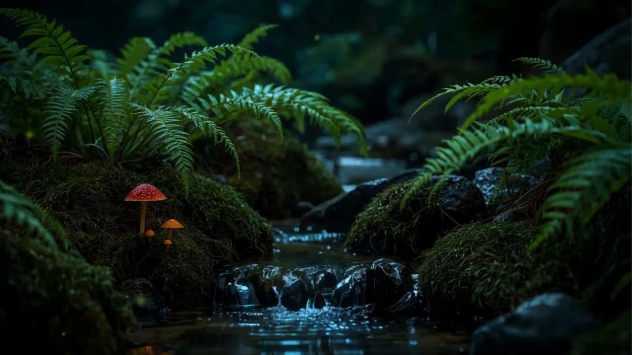 Deep Sleep Music 🌙 Soft Forest Ambience & Gentle Water | Fall Asleep Fast, Stay Asleep