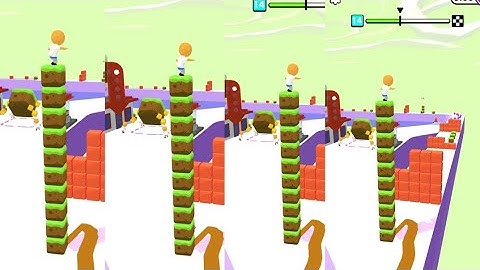 Cube Surfer in All Level Very Relaxing ASMR Walkthrough Gameplay Android IOS