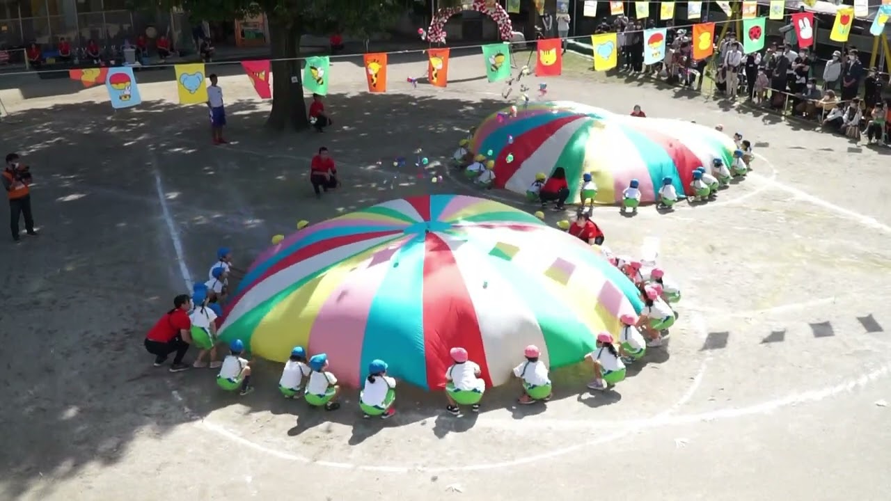 令和４年度　上尾ことぶき第二幼稚園　運動会　年長・年中組★