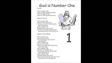 God is Number One- Commandment Number One