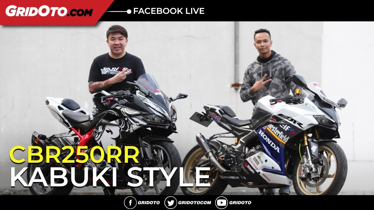 Dua Honda CBR250RR Tema Kabuki Style YouTube