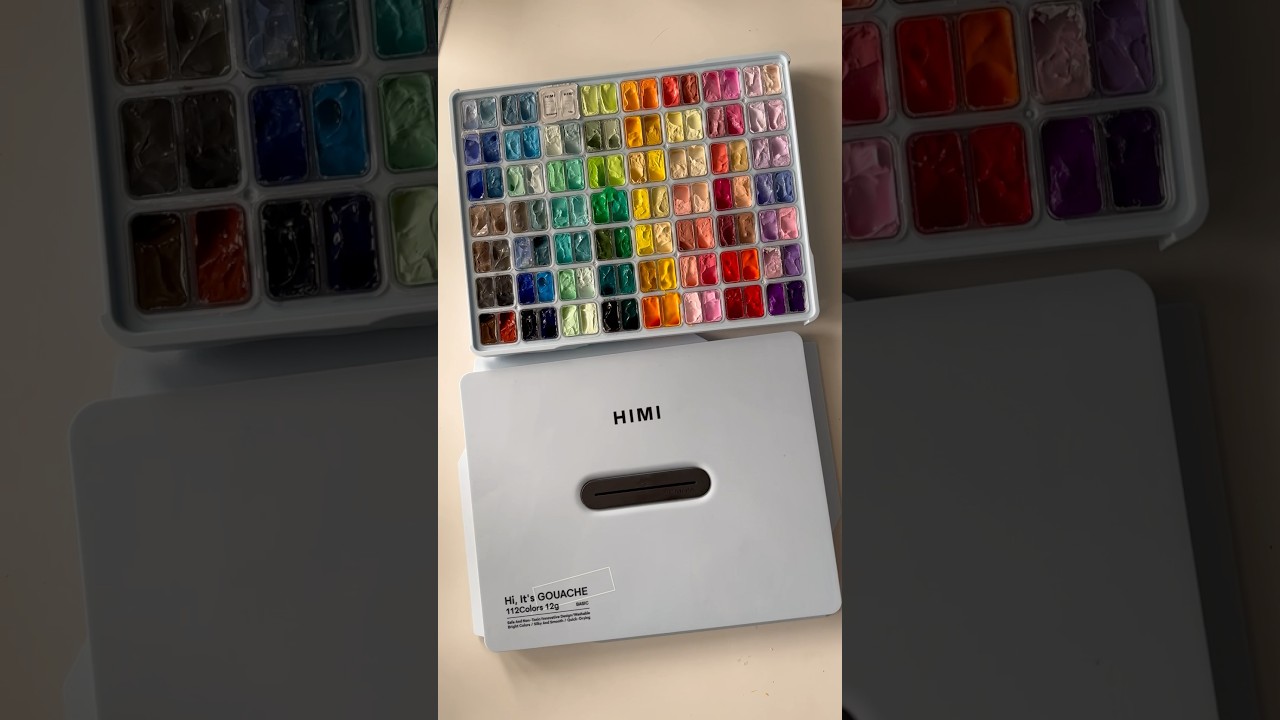 Miya Himi gouache twin cup set | 112 colours  