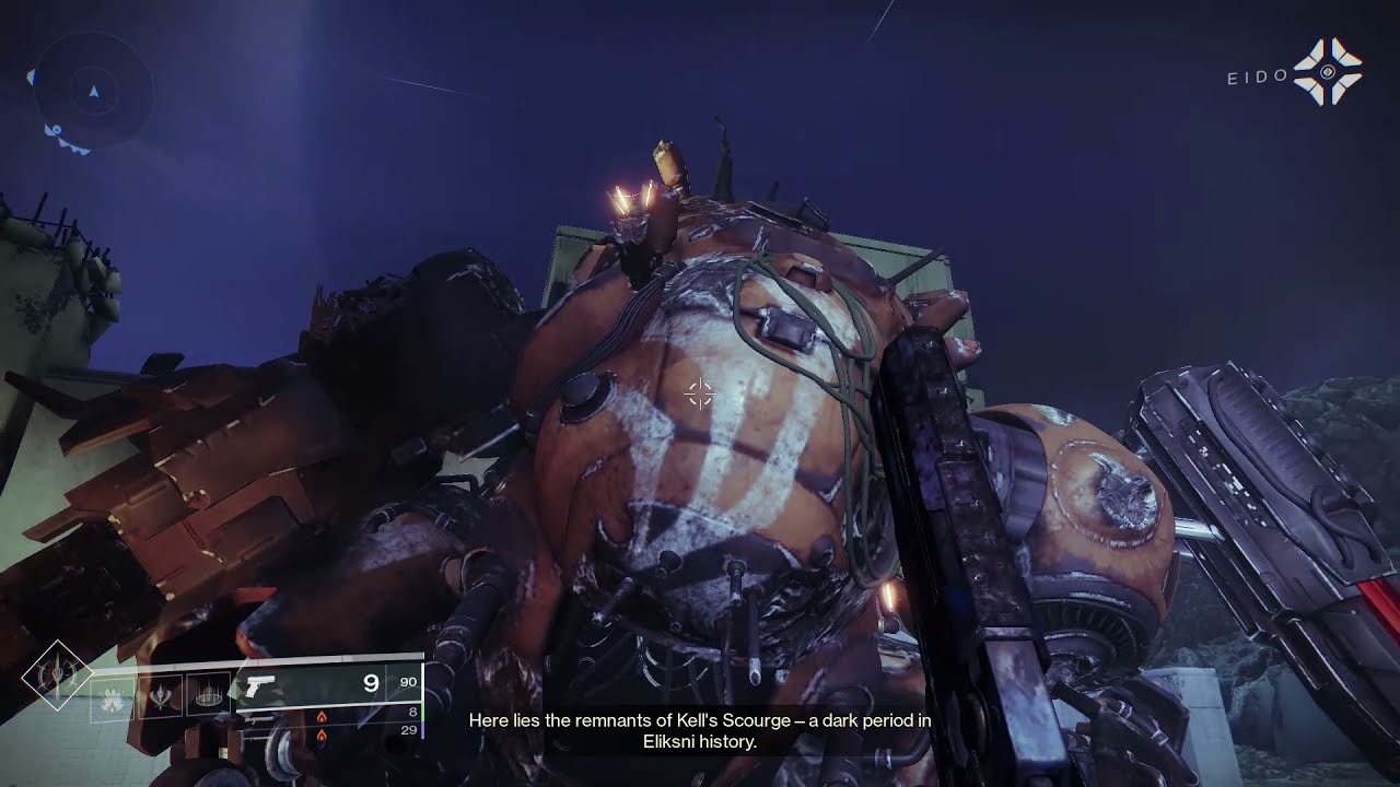 Eido dialogue in Eliksni quarter(Destiny 2)