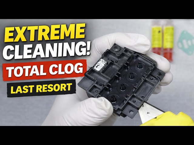 Extreme Bone-Dry Printhead Cleaning: Recovering Epson Printheads