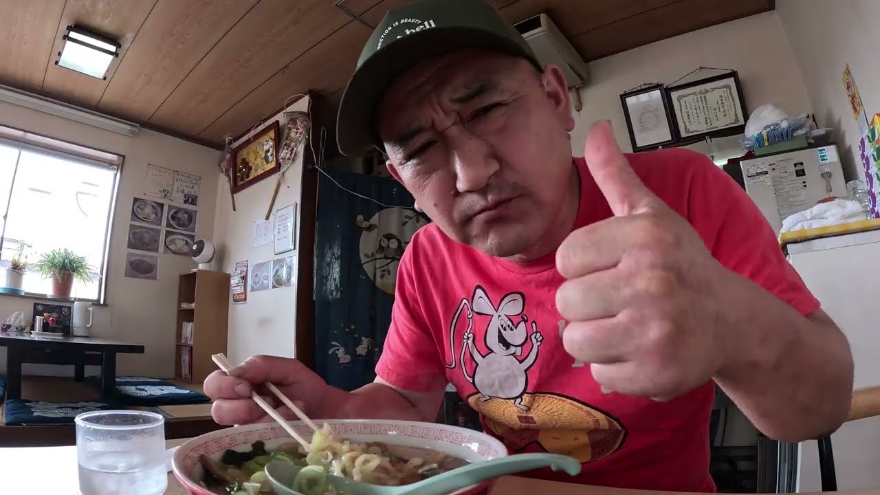 【会津渓流釣り】里山のヤマメ釣り。お昼はラーメン長八のあごだしラーメン‼