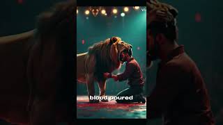 Head Stuck In Lions Mouth