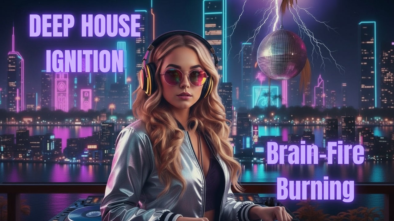 Brain-Fire Burning | Deep House & Trance Fusion | Electro Funk Groove with Upright Bass & Sax