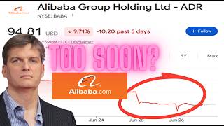 Was Michael Burry Too Soon To Buy Alibaba Baba Stock?