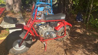 Predator 212cc with Torque Converter on Mini Bike (test drive)