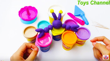 Play Doh -  How To Make A Crab  Play Doh Ocean Animal  Kids Learning Videos  -  Toys Channel 2016
