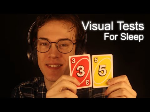ASMR | Follow My Instructions For Sleep (Uno Card Visual Tests)