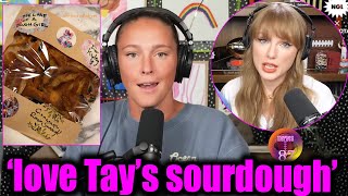 Download Lagu Taylor Swift Sends Her first Sourdough to Kylie Kelce, then this happened... MP3 Download Lagu Taylor Swift Sends Her first Sourdough to Kylie Kelce, then this happened... MP3