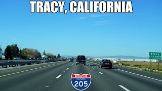 Interstate 205 West In Tracy, California
