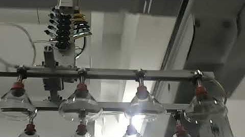 8cavity jar PET preform bottle mold with robot arm in customer factory,high efficiency,energy saving