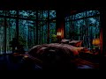 Rain Sleep ASMR ☔ Night in the Bedroom | Heavy Rain & Thunder outside the Door🪟Relaxin