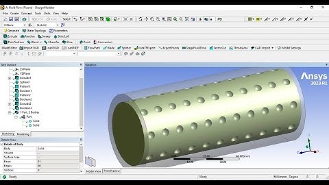 How to design a 3D Dimpled Pipe | ANSYS DesignModeler | ANSYS Fluent Simulation